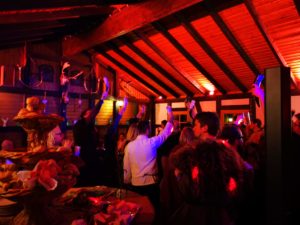 Wikingerhochzeit Trinkhörner Tanzfläche Mittelalter DJ Headcrack